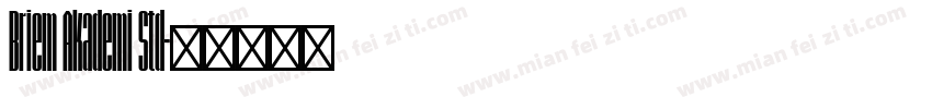 Briem Akademi Std字体转换